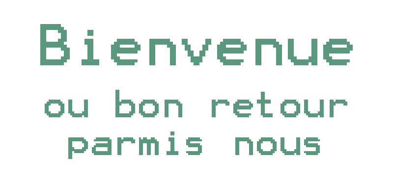 Bienvenue